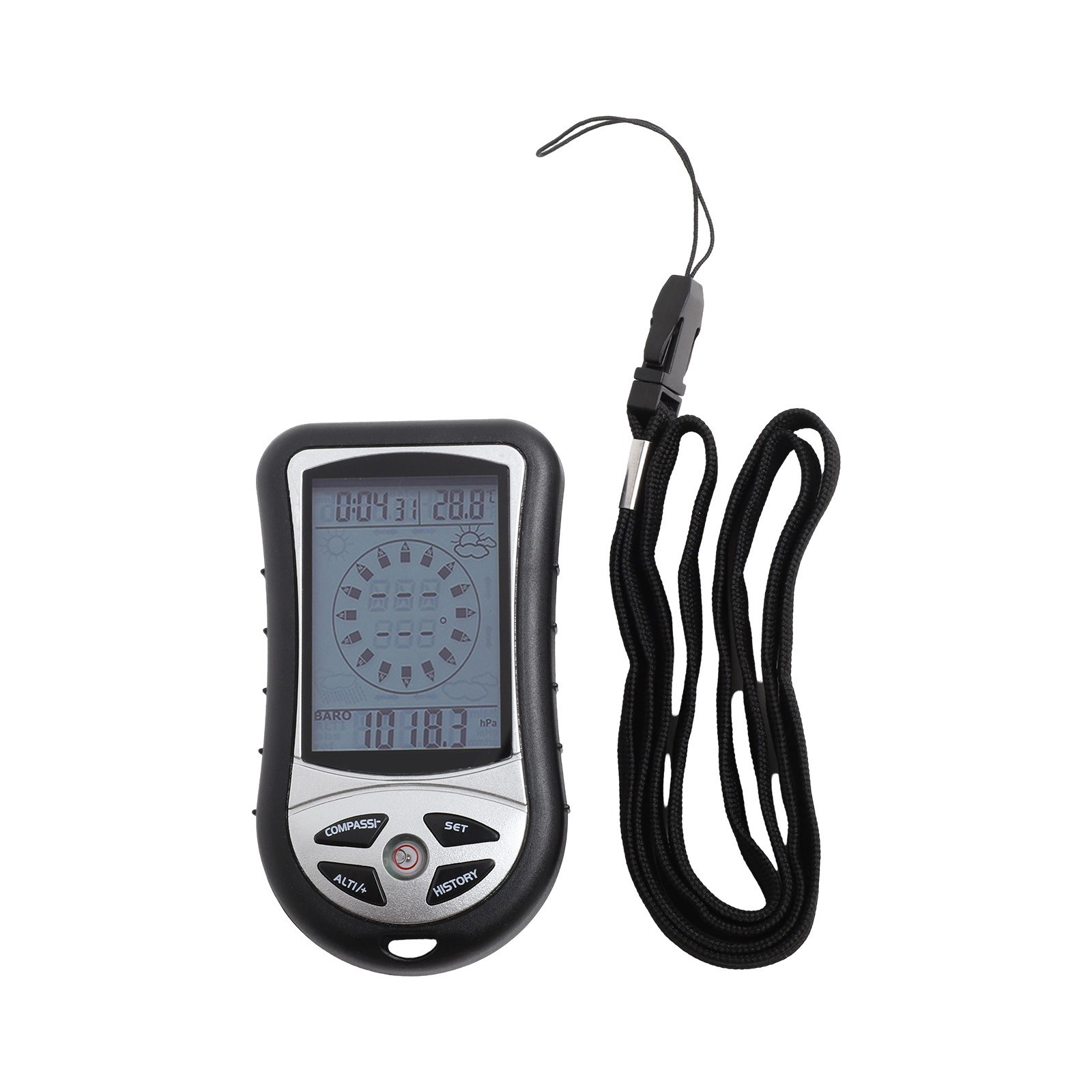 Sturdy Multi Function Pocket Altimeter Barometer Thermometer for Outdoor Use