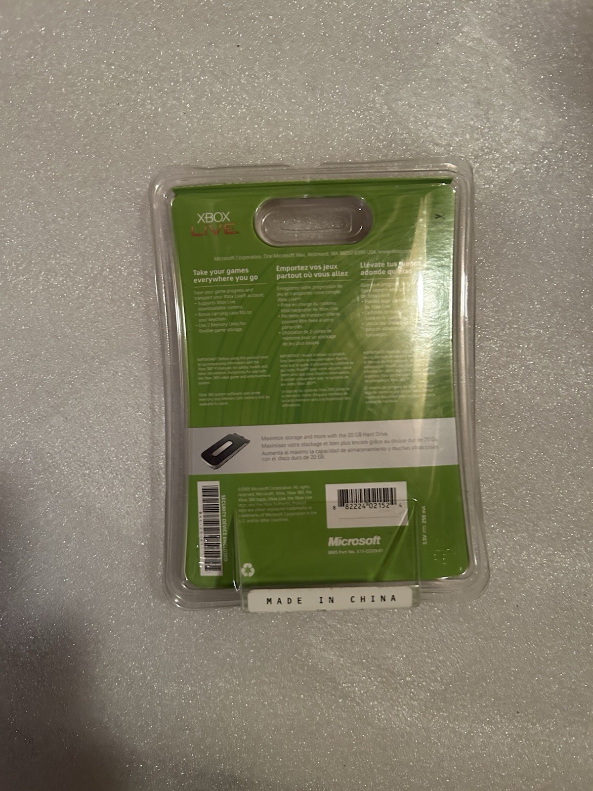 NEW Sealed Microsoft Xbox 360 Memory Unit- White - OEM