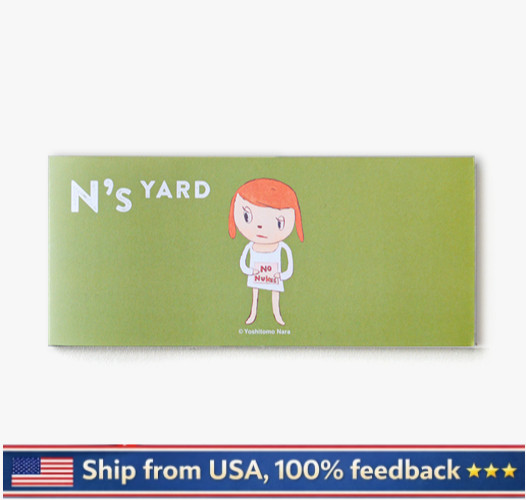 NEW & GENUINE Yoshitomo Nara Official Limited Edition N's Yard Notepad NO NUKES