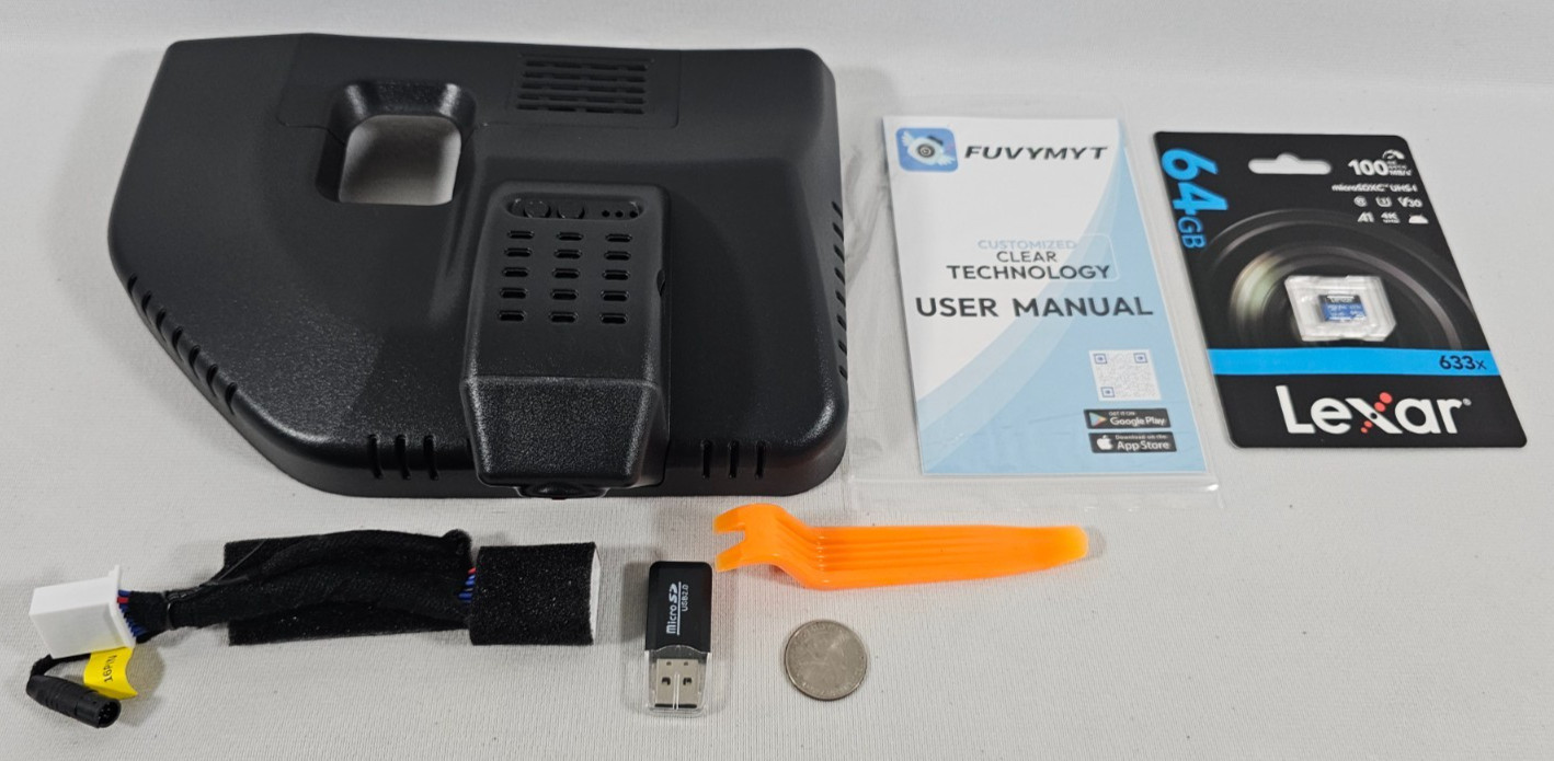 For Lexus LX700h 2025 4K Dash Cam Custom Fit WiFi 64GB SD Included App OEM Style