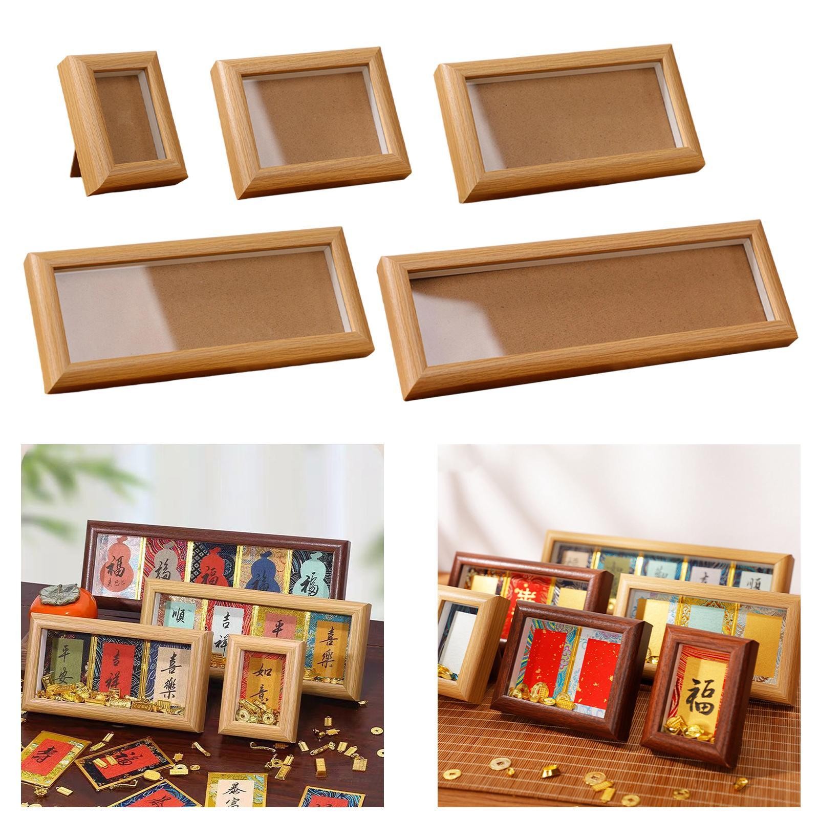 Picture Frame Professional Versatile Card Display Frame Calligraphy Card Display
