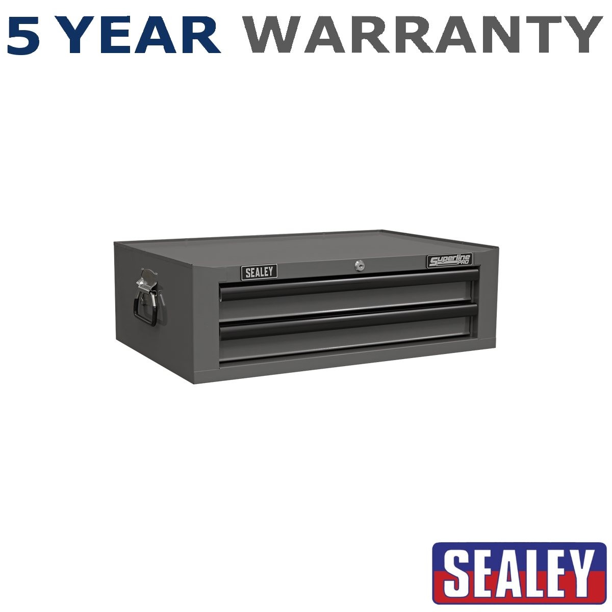 Sealey Superline PRO� Mid-Box Tool Chest 2 Drawer Grey/Black AP26029TG