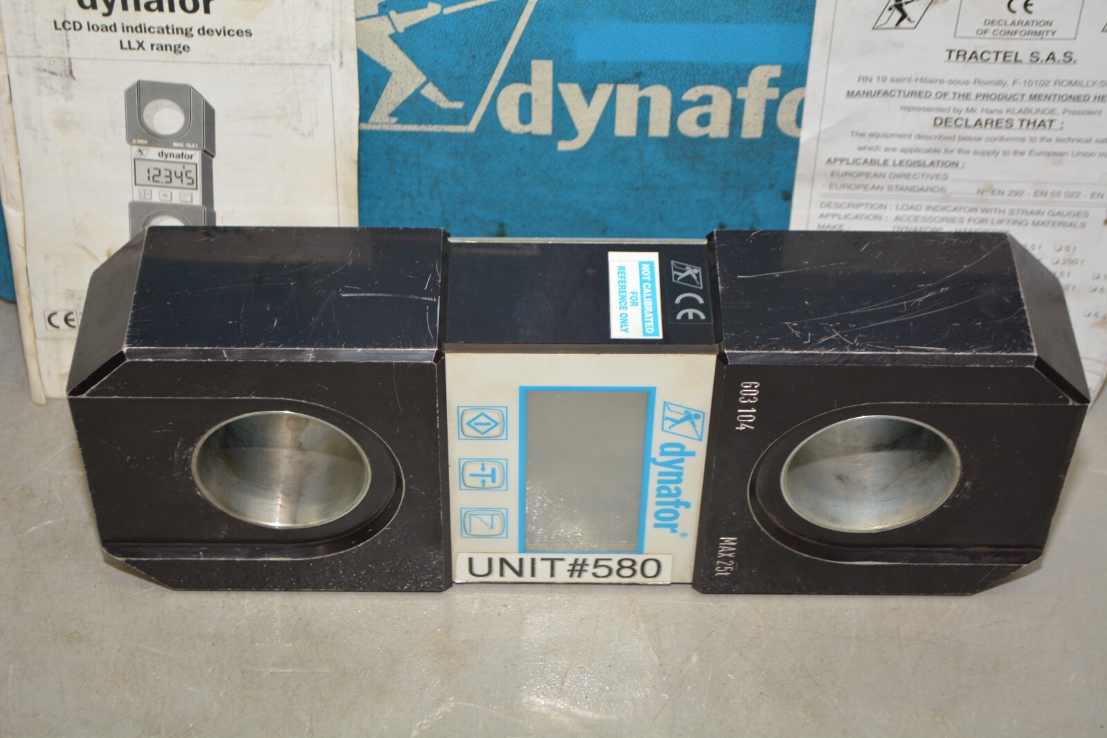 ^ Dynafor LLX Digital Load Indicator 25 Tons #X3922