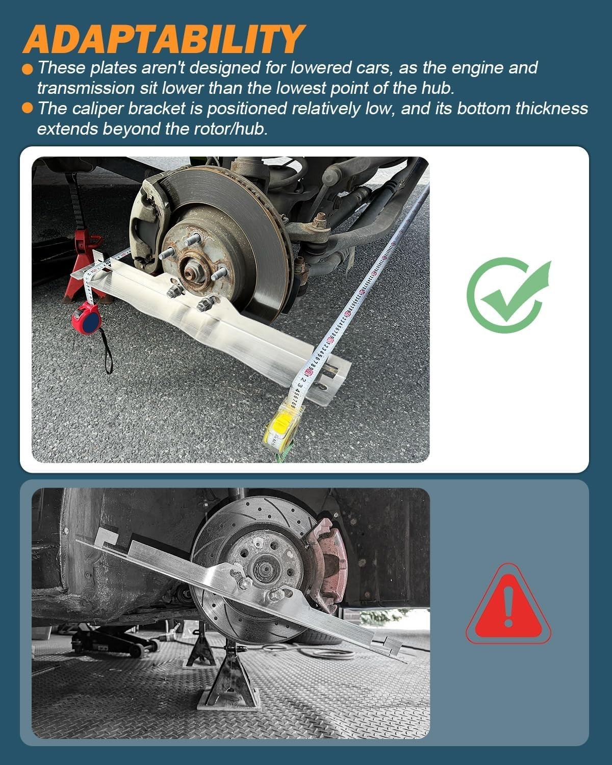 Precision Toe Alignment Tool Plates - Heavy Duty, Rust-Resistant & User-Friendly