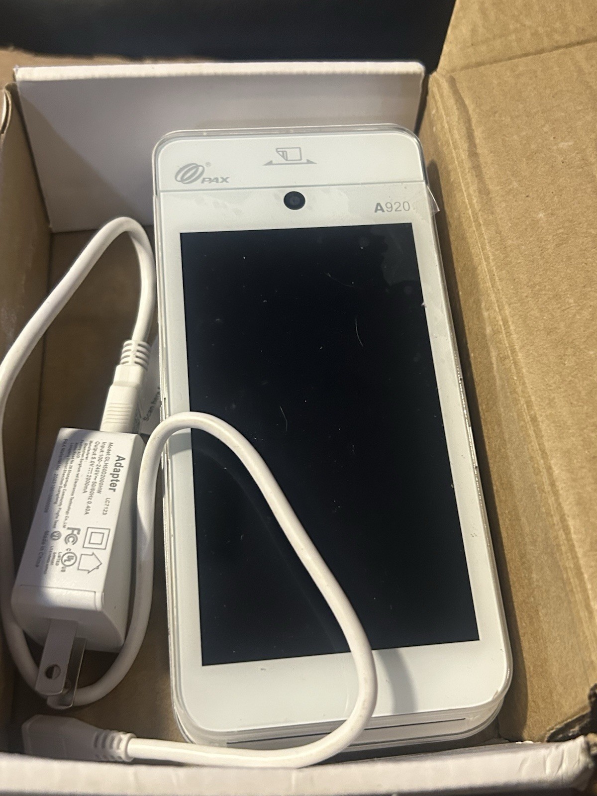 PAX A920 5" Touchscreen Thermal Printer Dual Camera Mobile Payment Terminal.