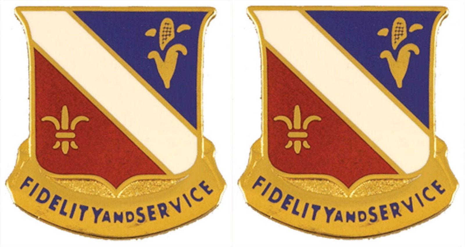350th REGIMENT Distinctive Unit Insignia - Pair