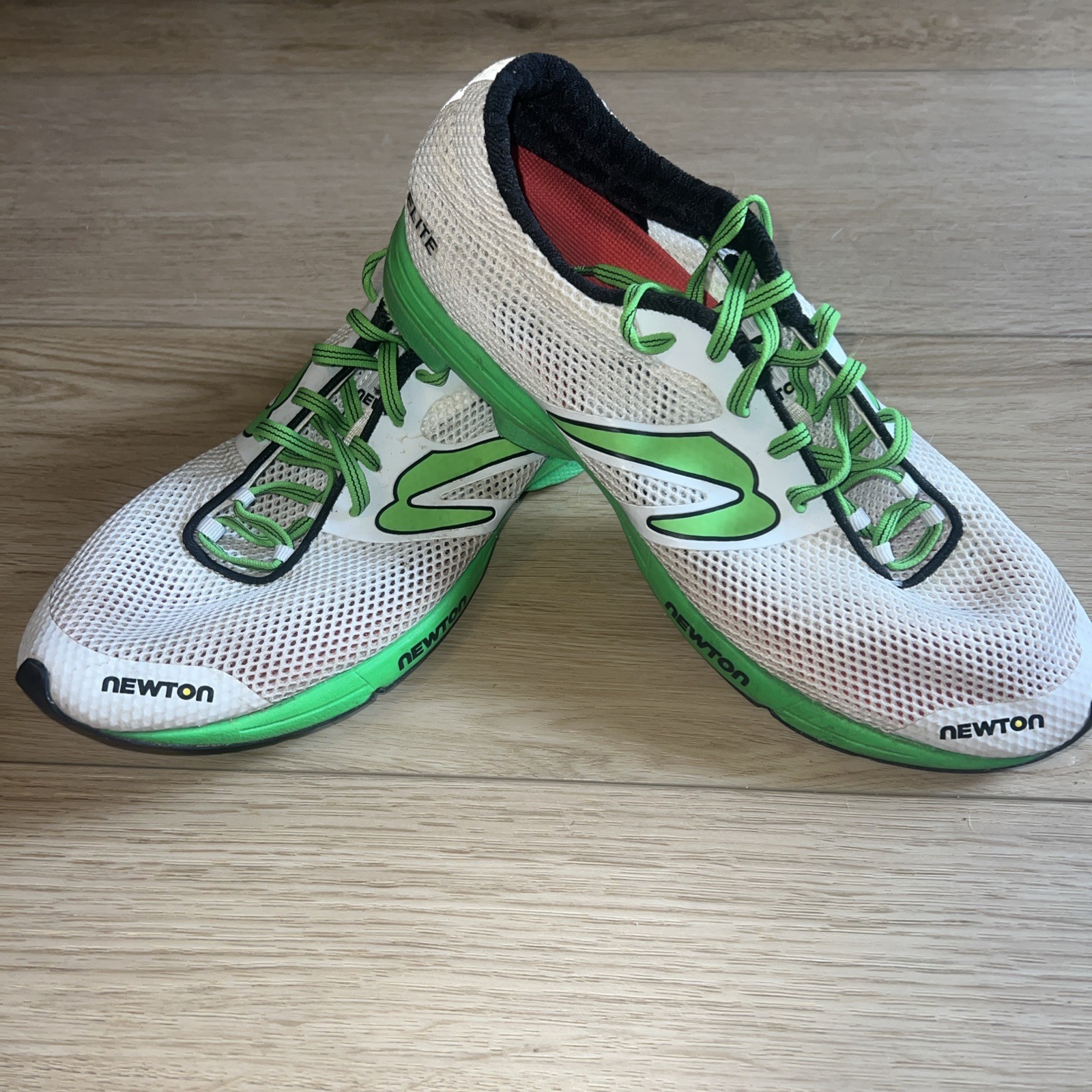 Newton Shoes Distance Elite Men Running Jogging Trainers white M008118 size 11.5