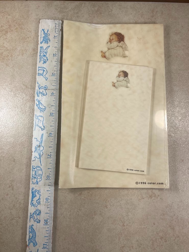 Vintage Victorian Cherub Stationery Set 1996 Notepad Letter Paper