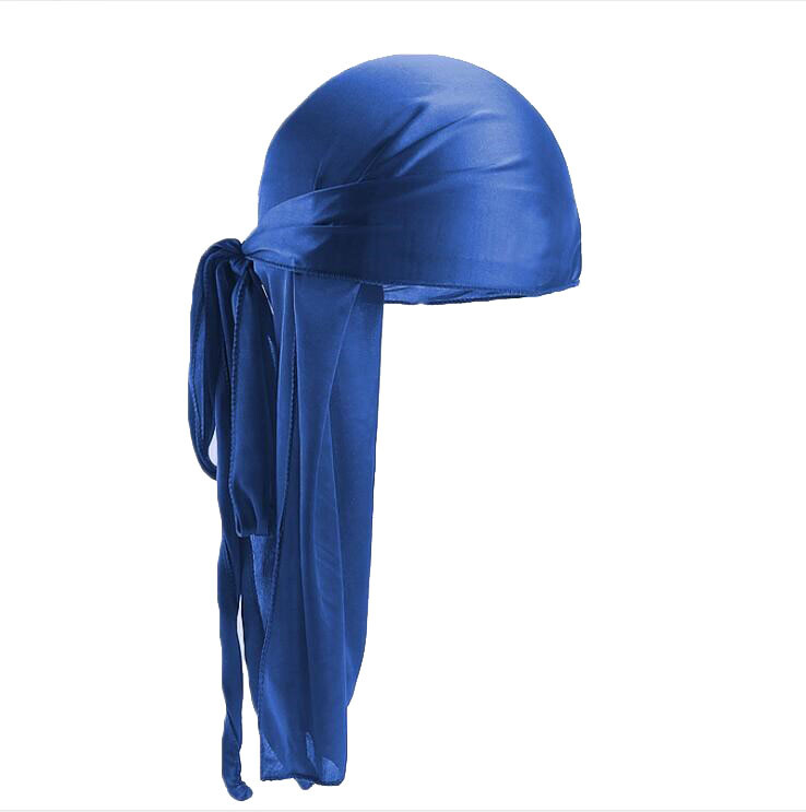 Silky Satin Durag Premium Unisex Bandana Wave Cap Hat Doo Rag Biker Head Wrap