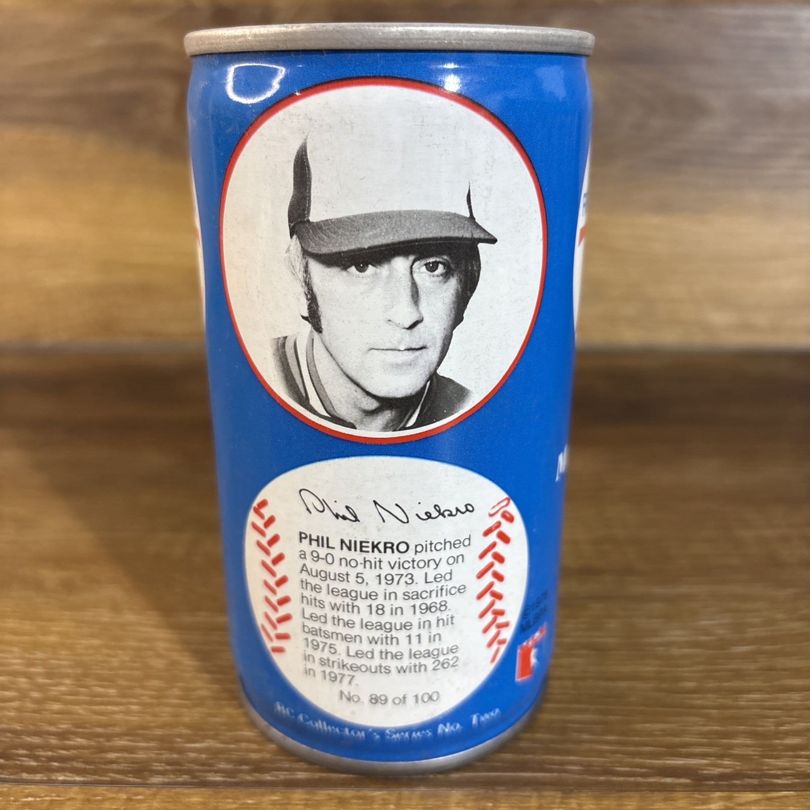 1978 Royal Crown RC Cola Baseball Collectors Series 2 Phil Niekro # 89 of 100