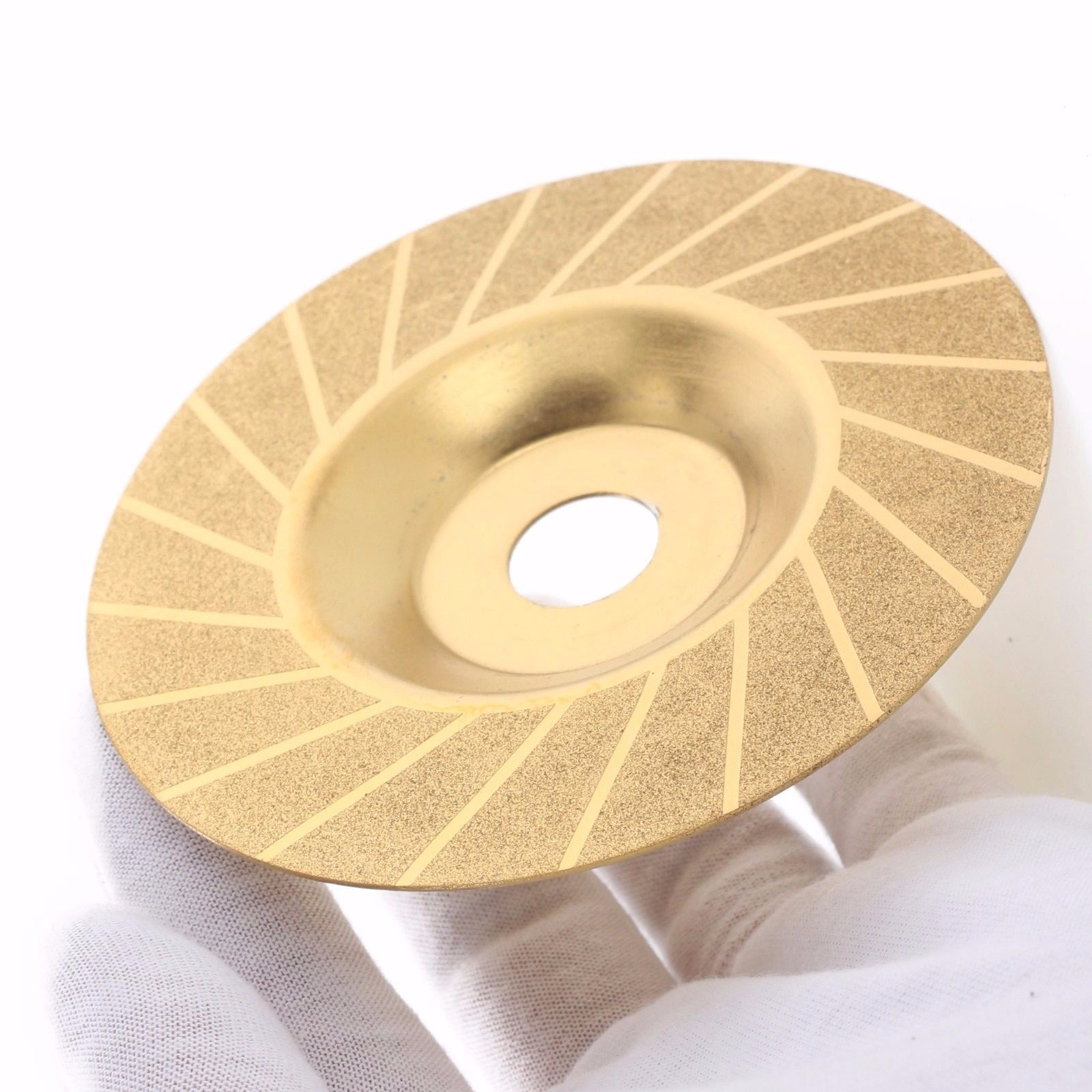 100 mm 4" inch Diamond Coated TITANIUM Grinding Disc  Arbor Hole 16 mm 5/8"