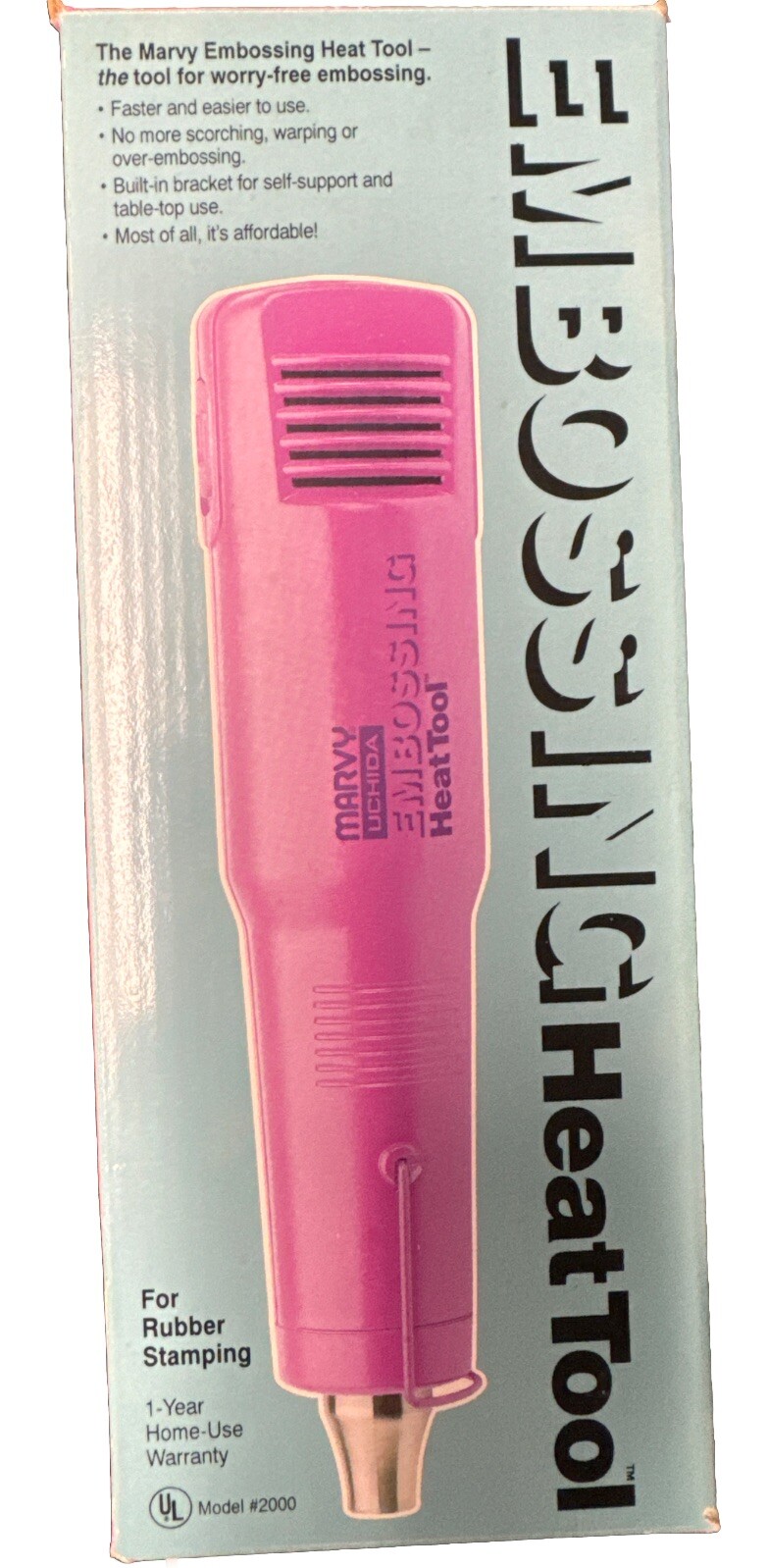 Marvy Uchida Embossing Heat Tool Model 2000 Rubber Stamp Embossing