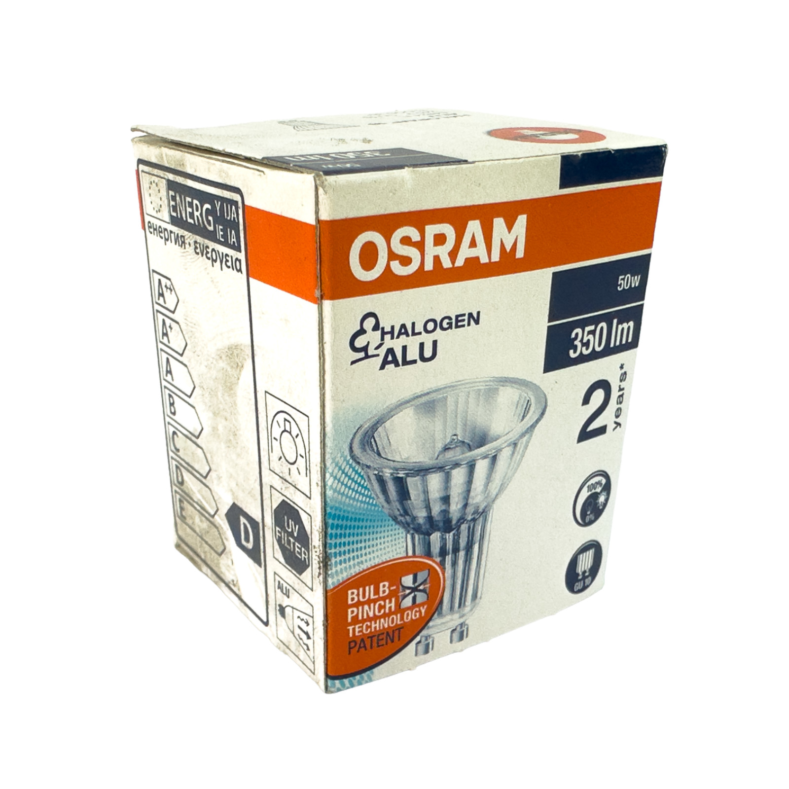 OSRAM HALOPAR 16 ALU 50W 35˚ 240V GU10 Halogen Reflector Bulb Lamp