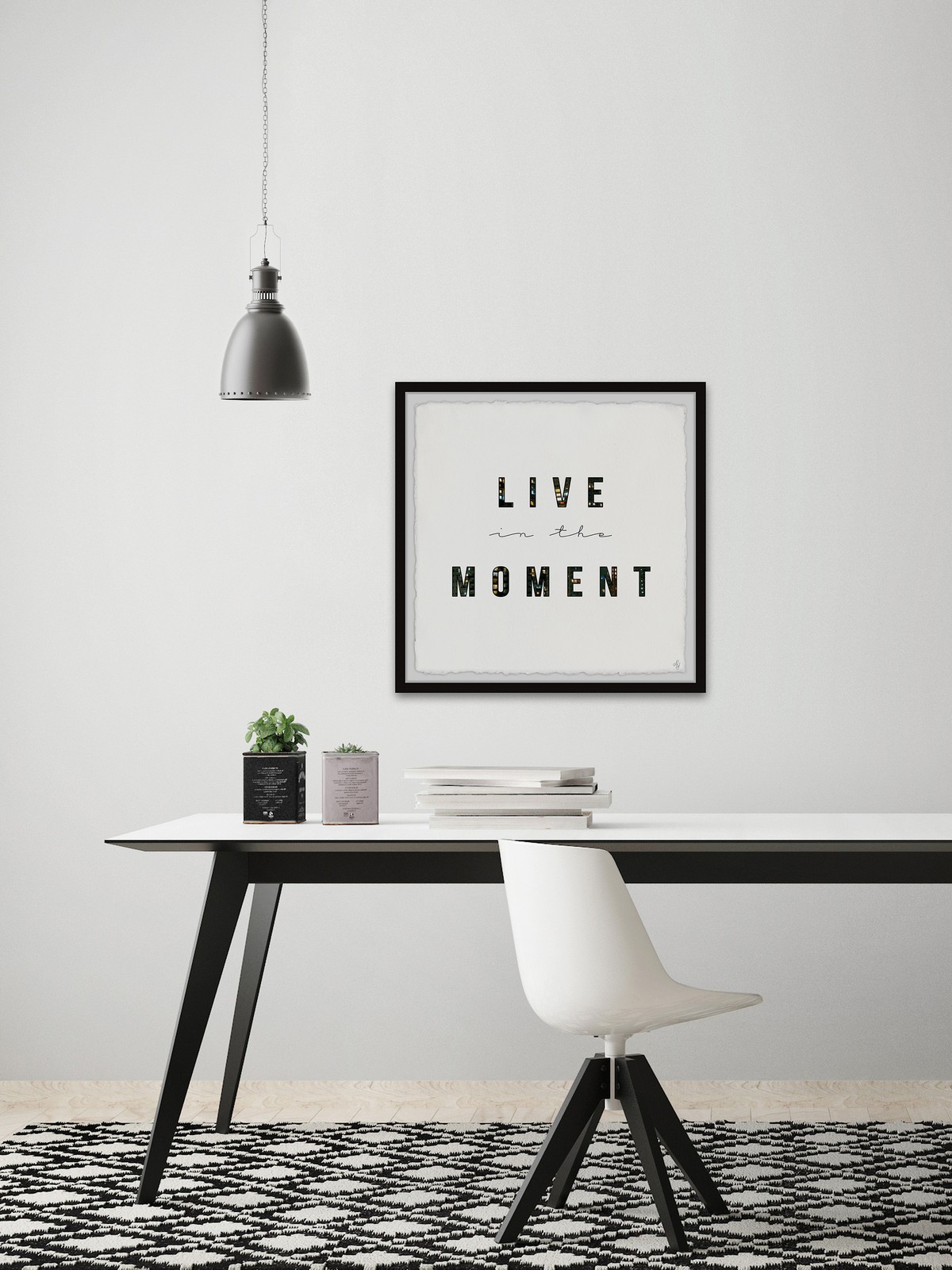 Marmont Hill Live in the Moment II Framed Painting Print 12x12