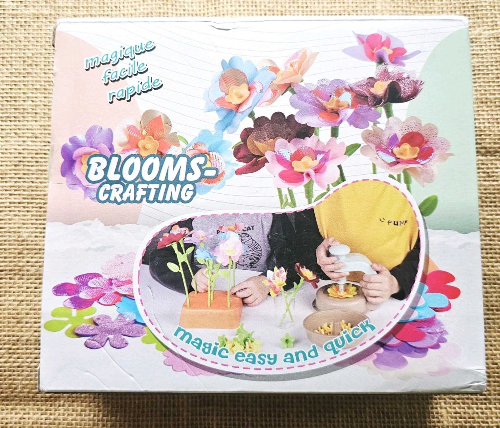 ToyLy DIY Fabric Flower Bouquet Arts & Crafts Playset Blooms Crafting