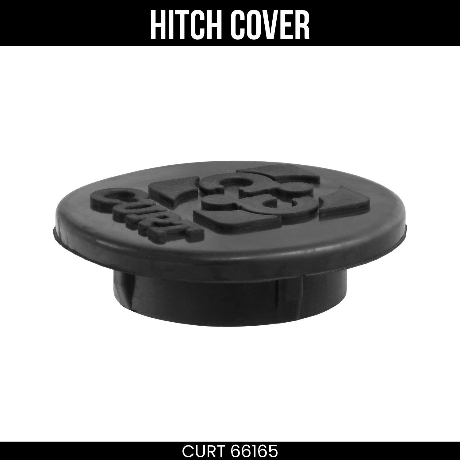CURT Black Rubber Gooseneck Hitch Cover Replacement Part 66165