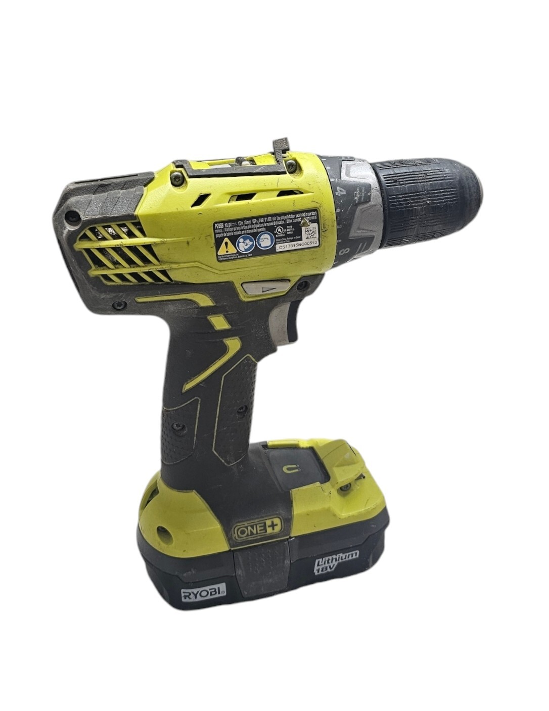 Ryobi P208B 18V ONE+ Lithium-Ion 1/2" Drill/Driver w/ 1.3 Ah Battery