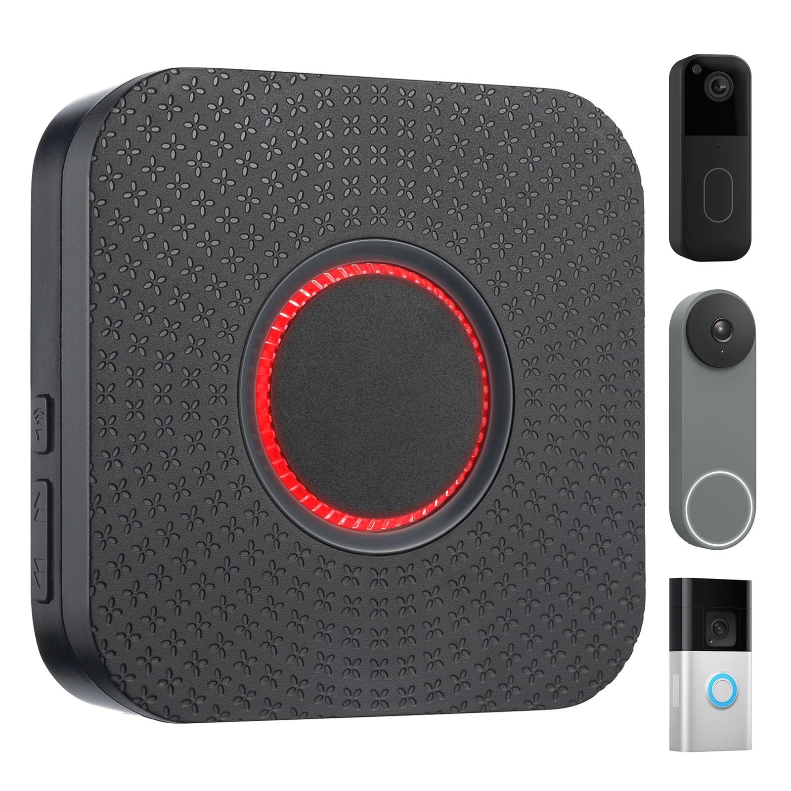 Smart Wireless Doorbell Chime, Compatible with Ring & Blink & Google Nest Vid...