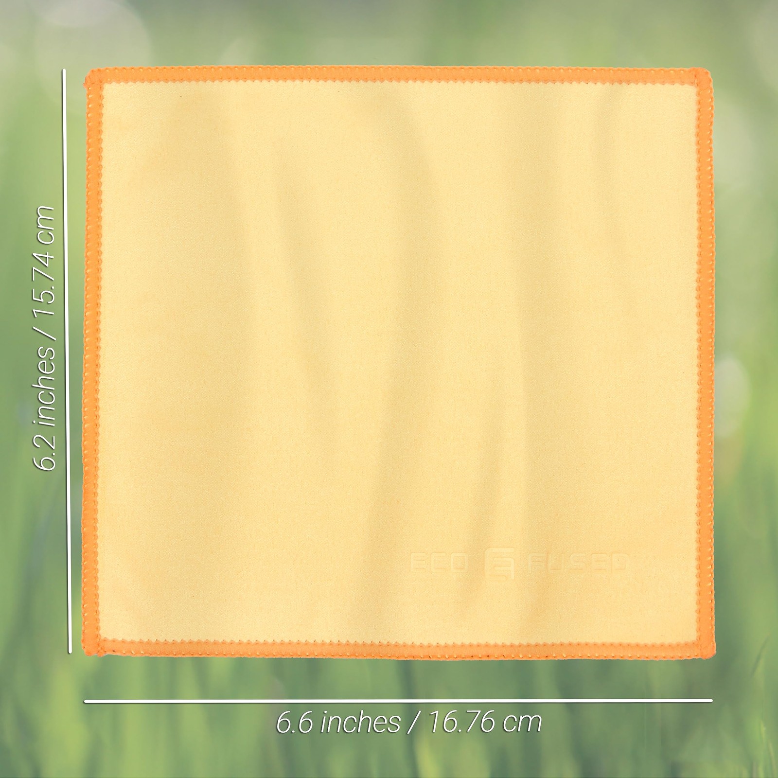 Microfiber Cleaning Cloths Double-Sided - 5 Pack - 6.6 x 6.2 inch - Microfibe...