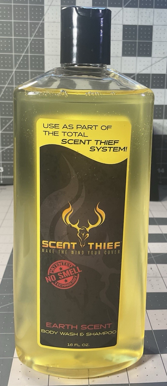 Scent Thief Body Wash & Shampoo 16 oz Earth Scent No Smell Hunting Elimnator