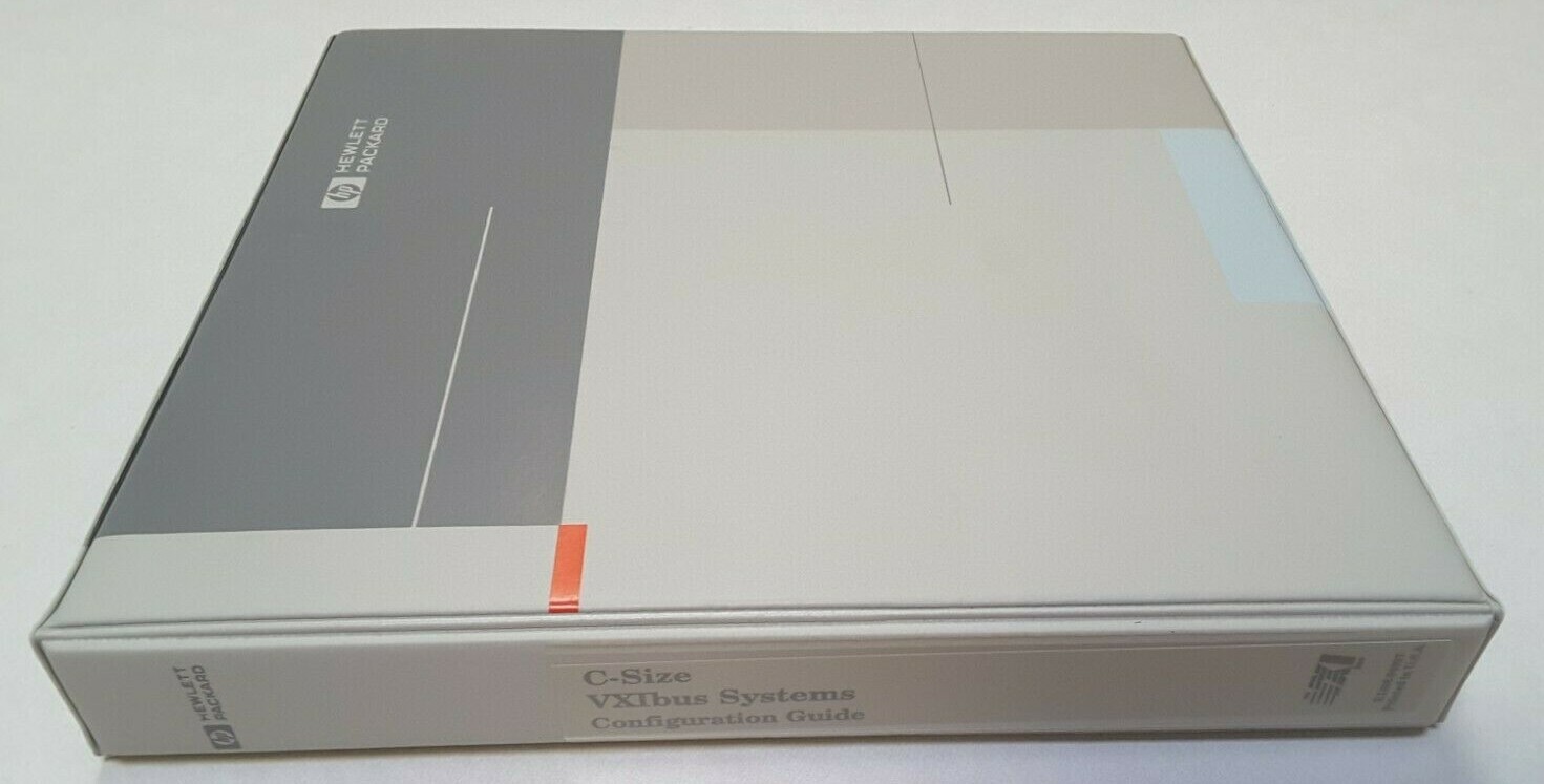 HP C-SIZE VXIBUS Systems Configuration Guide, E1406-90027