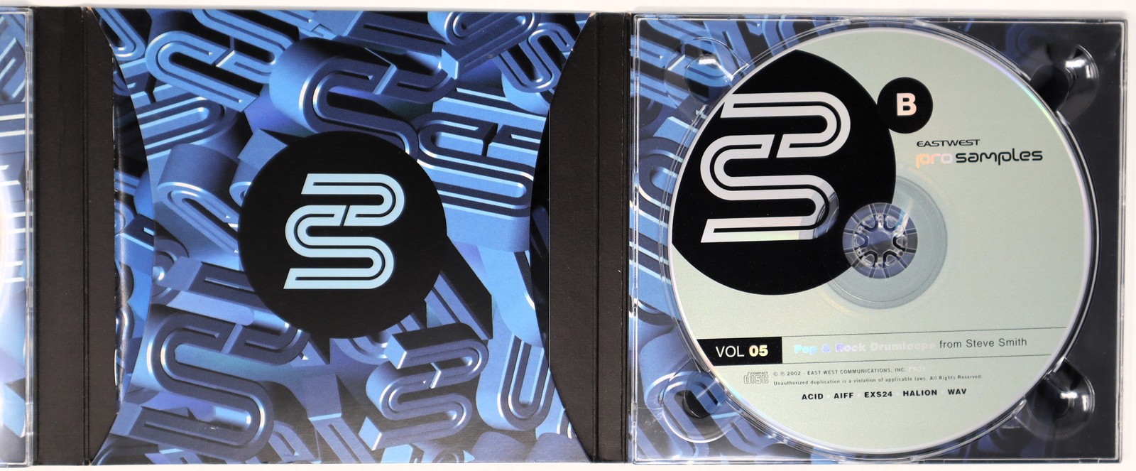 East West Pro Samples 05 Pop Rock Drumloops Sample/Sound Library/Sampling 2x CD
