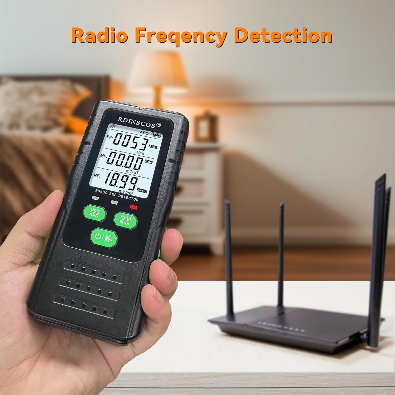 3-in-1 EMF Detector: Comprehensive Electromagnetic Radiation Protection Device