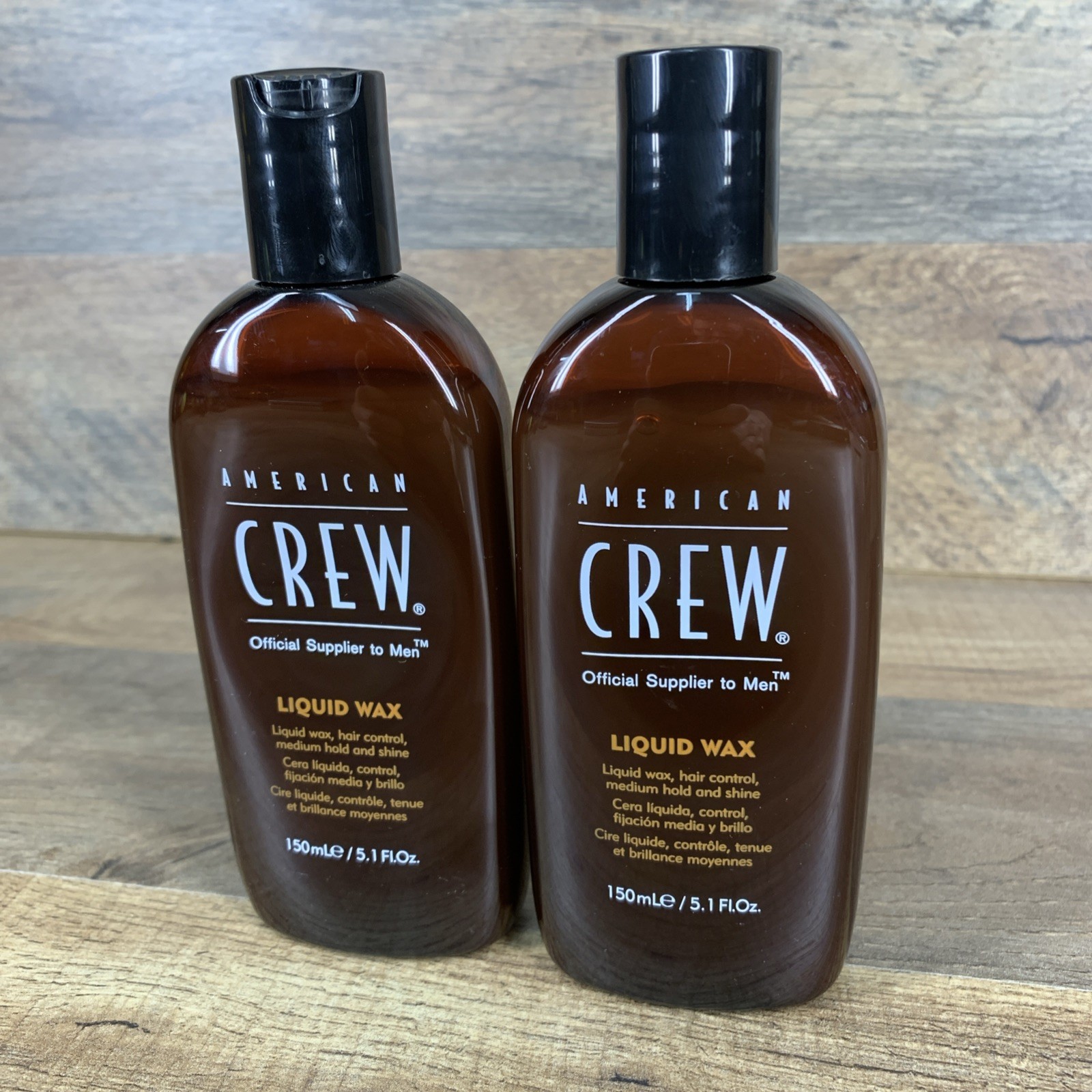 American Crew Liquid Wax Medium Hold and Shine 5.1 oz (2 pack)