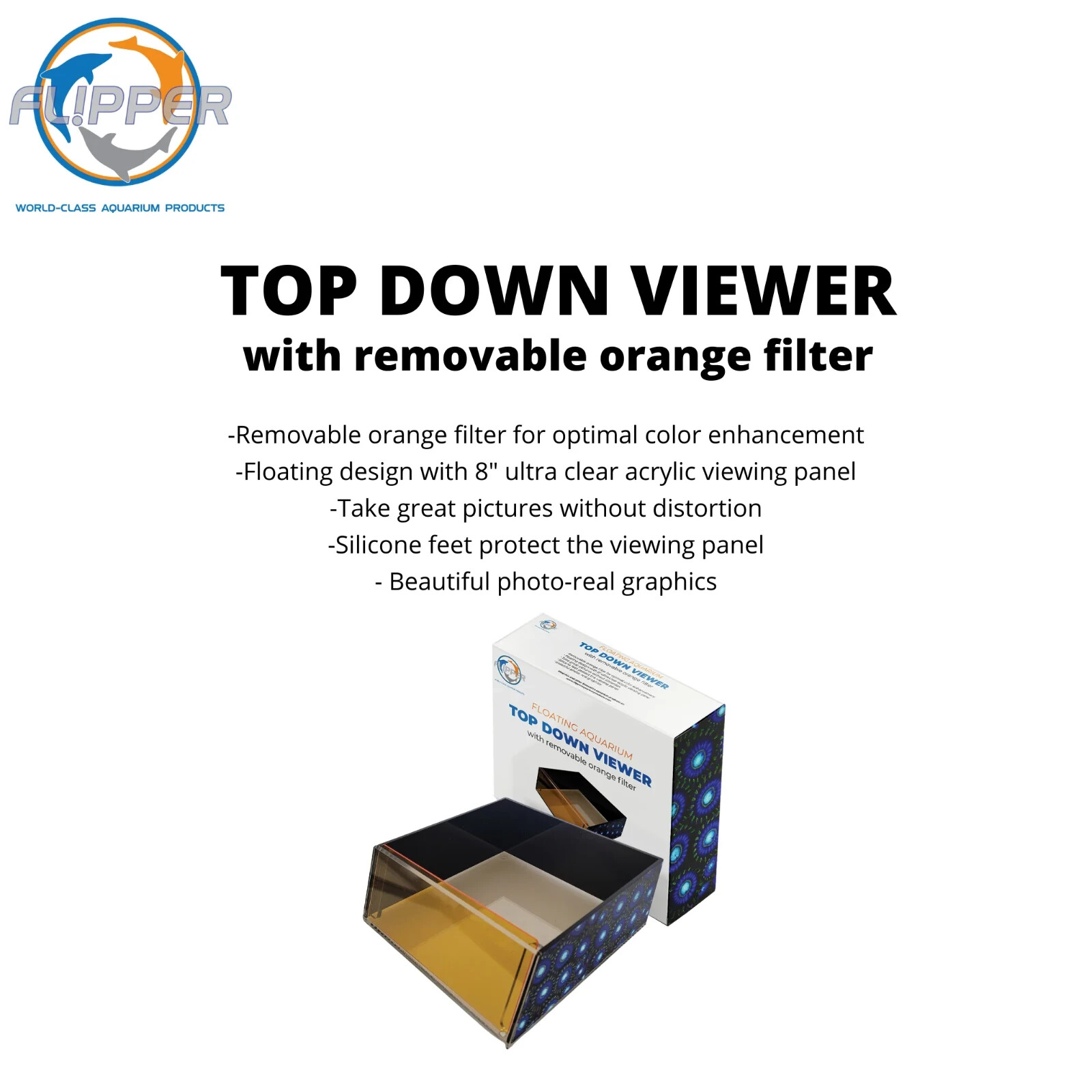 Flipper Top Down Viewer w/ Orange Filter