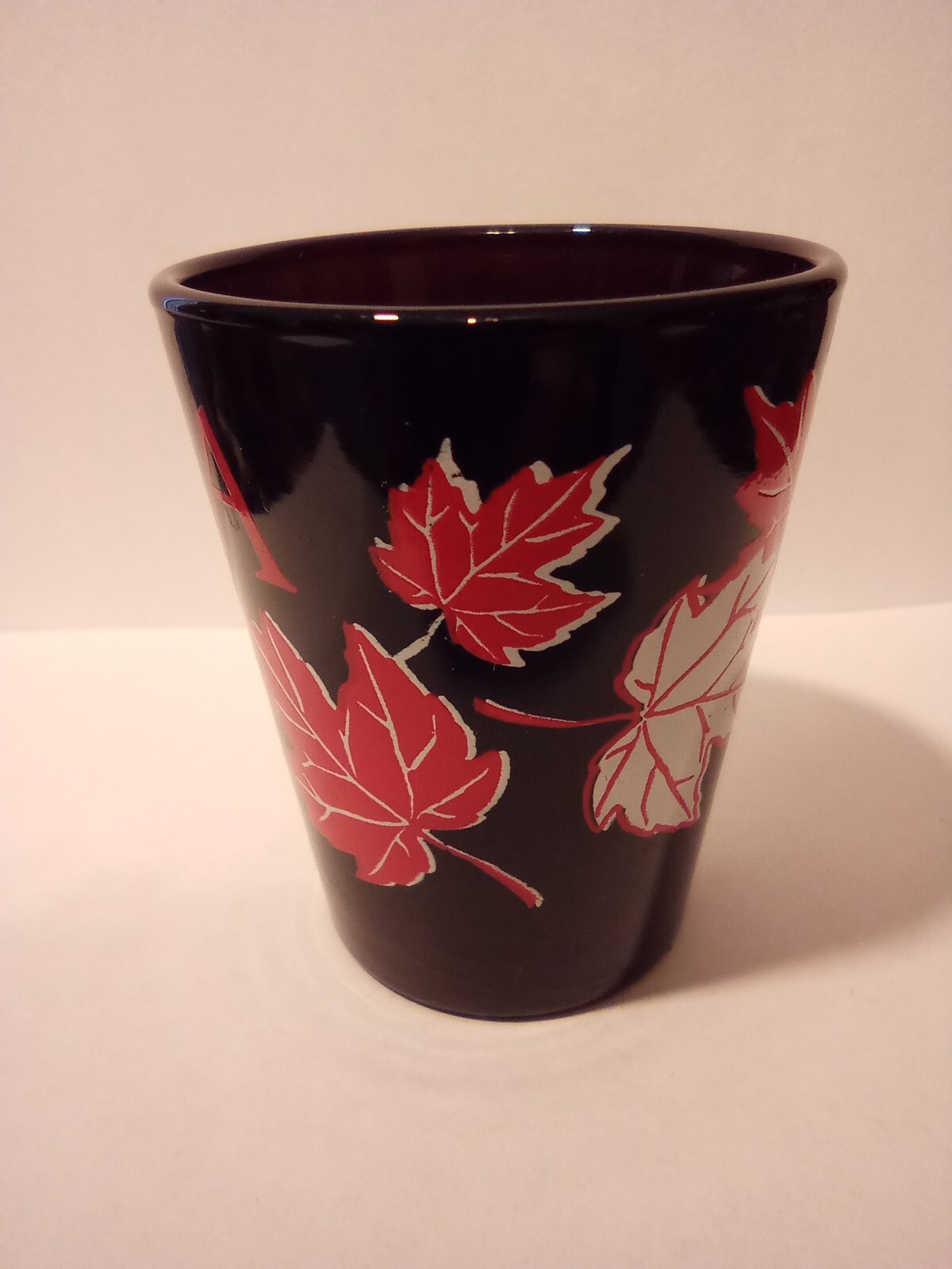 CANADA MAPLE LEAF LOGO SHOT GLASS GREAT FOR ANY COLLECTION!