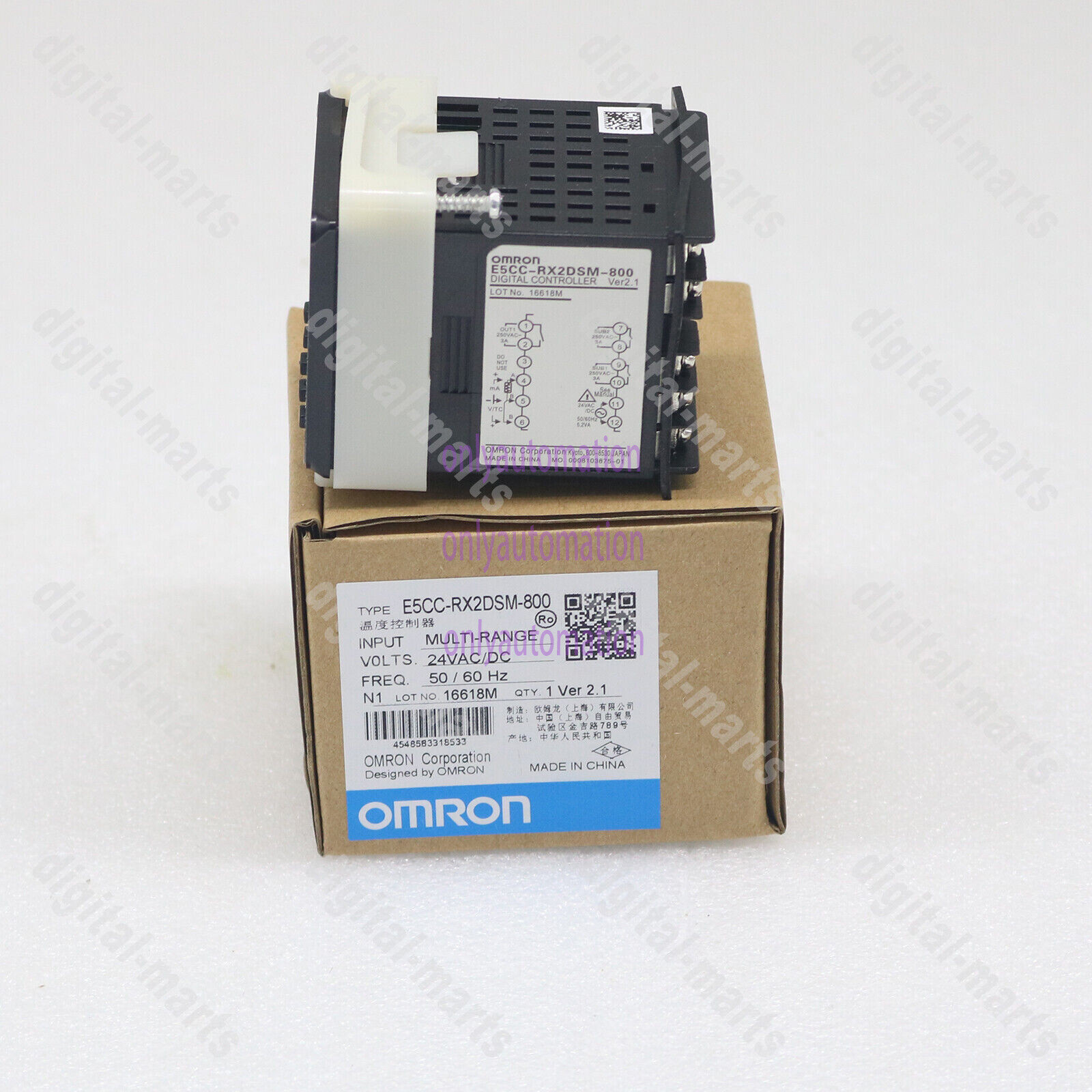 A New Omron Temperature Controller E5CC-RX2DSM-800 Free shipping#LJ~