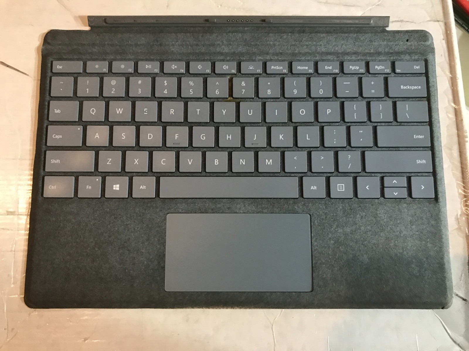 Microsoft Surface Pro 3, 4, 5, 6 Type Cover Backlit Keyboard Model 1725 Ice Blue