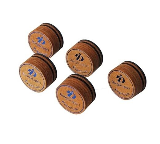 5PCS Packed Premium Laminated Billiard Cue Tips, Laminated Pool Cue M Hardness