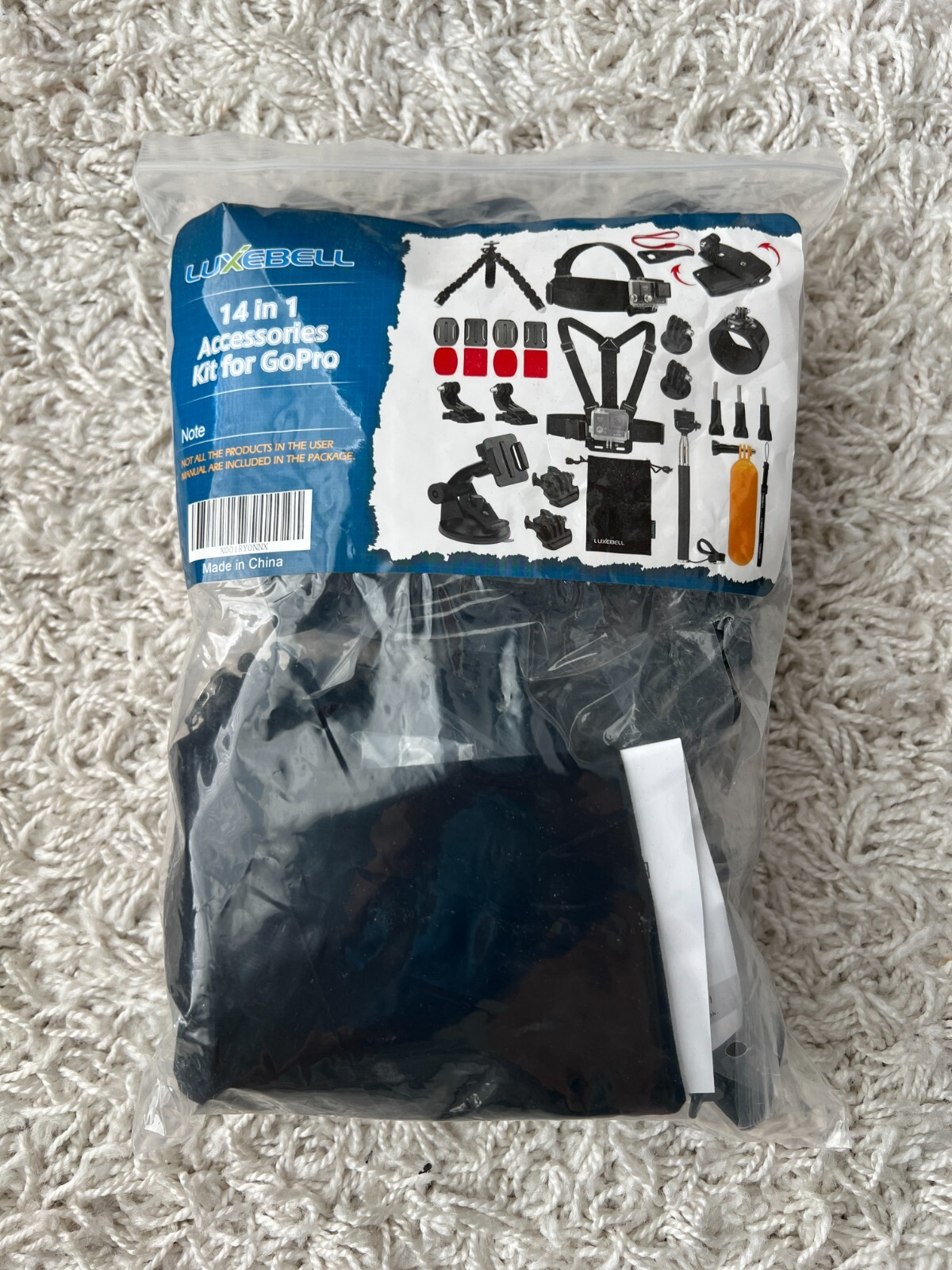 NEW LUXEBELL 14 IN 1 ACCESSORIES KIT FOR GOPRO