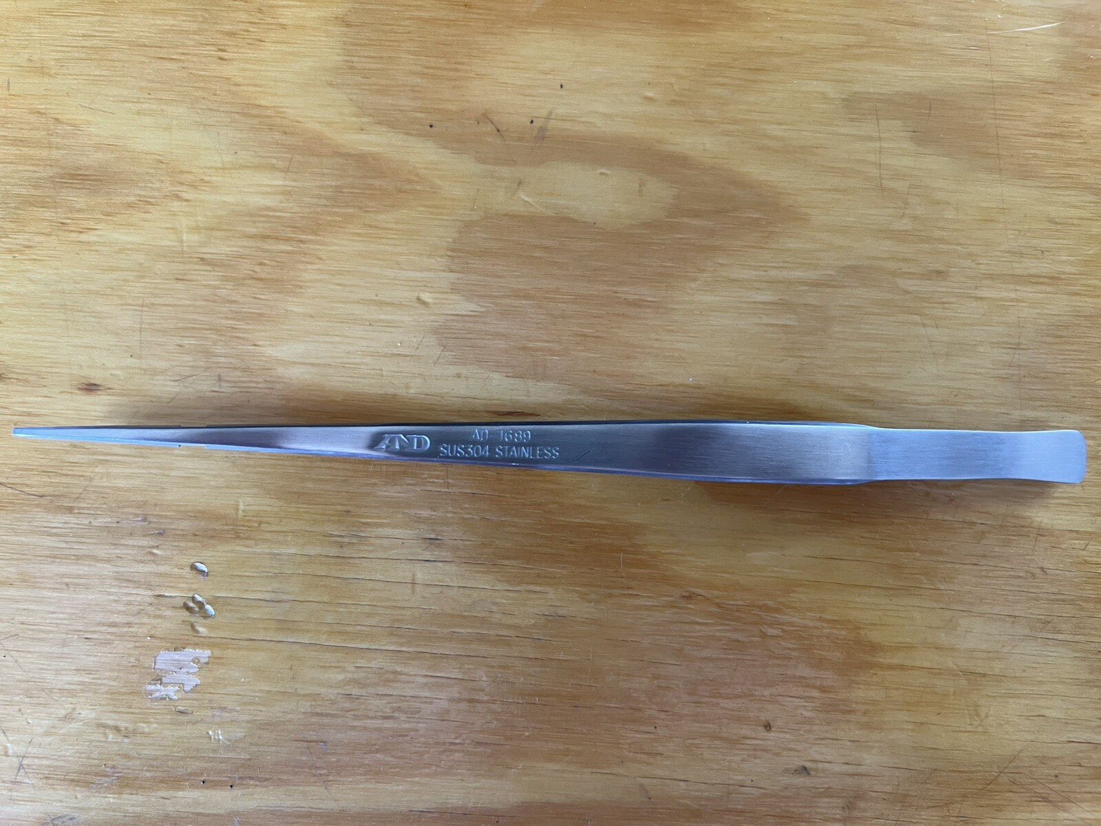 A&D Company Precision Weighing Tweezers Stainless Steel Made In Japan AD-1689