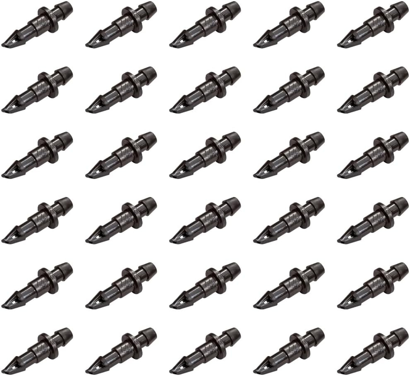Drip Irrigation Coupling Fitting 1/4 Inch Barbed Connectors 30 Pack Compatible