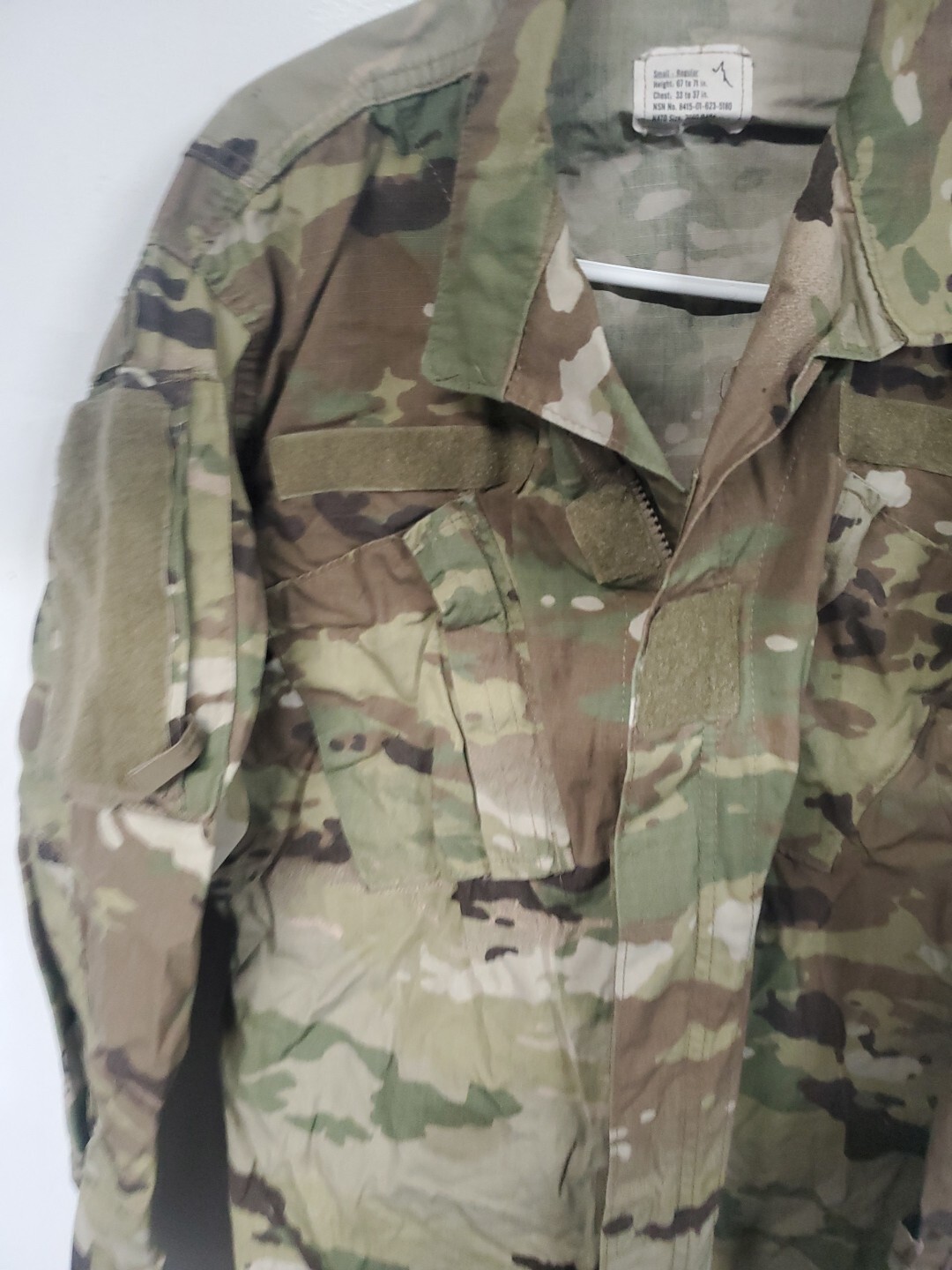 USGI Scorpion W2 OCP Combat Uniform top jacket Small Regular 50/50 O