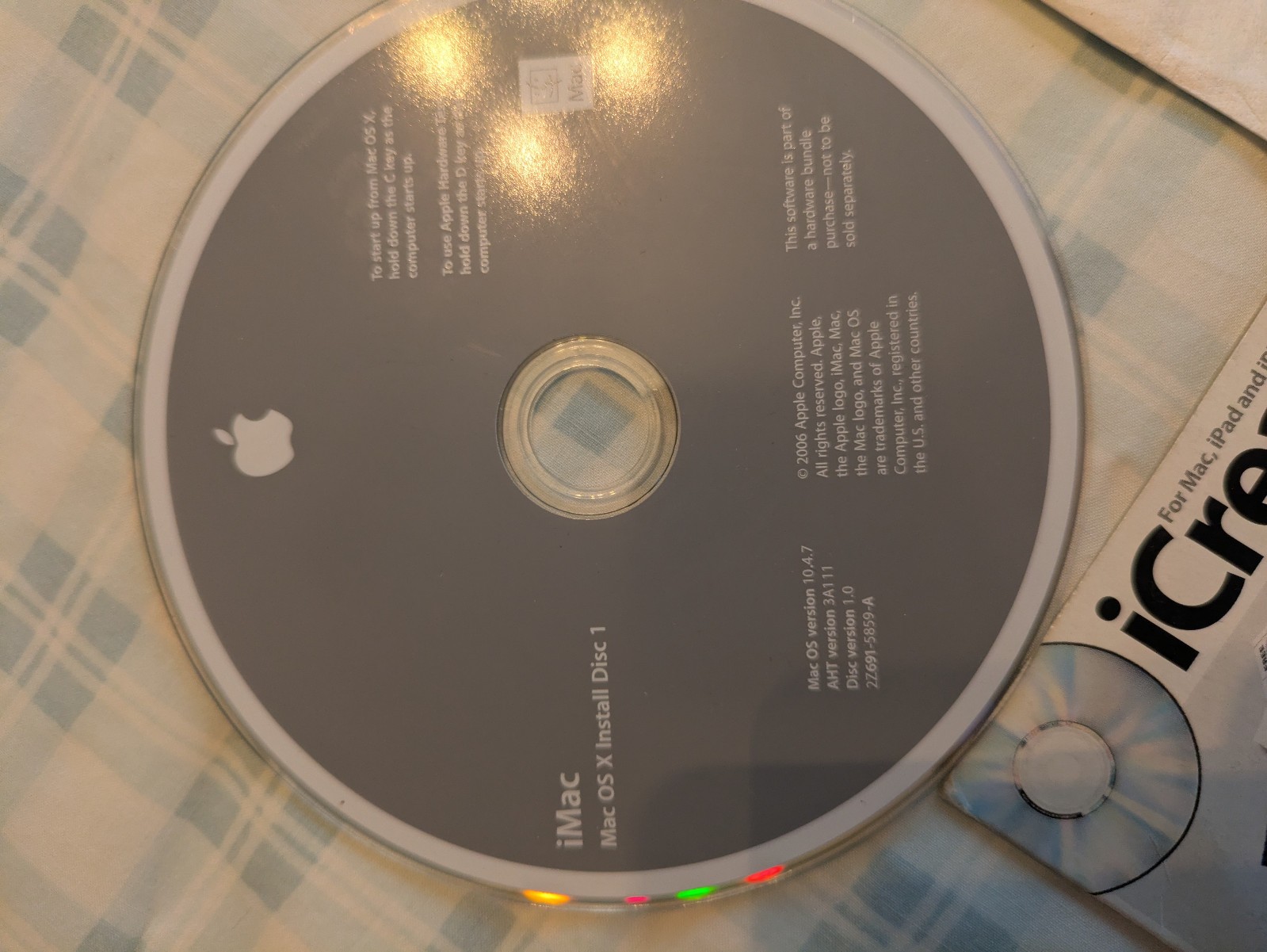 Lot (10) Apple Software CD iWork 2009 2005 Office 2008 2001 Mac OS X Install +