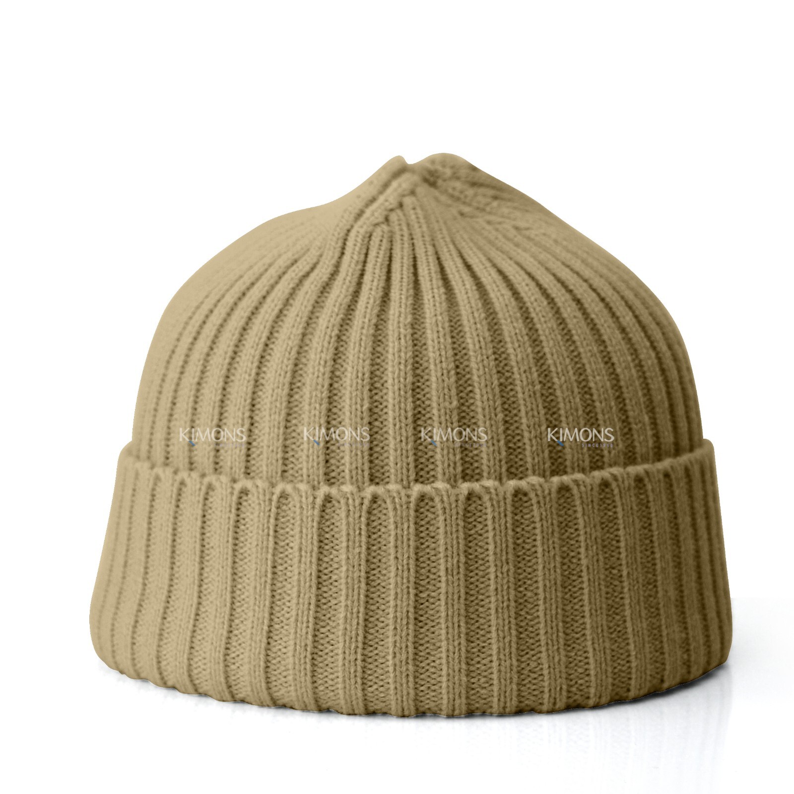 Mini Short Fisherman Beanie Hat Ribbed Docker Winter Warm Knitted Skull Cap cuff