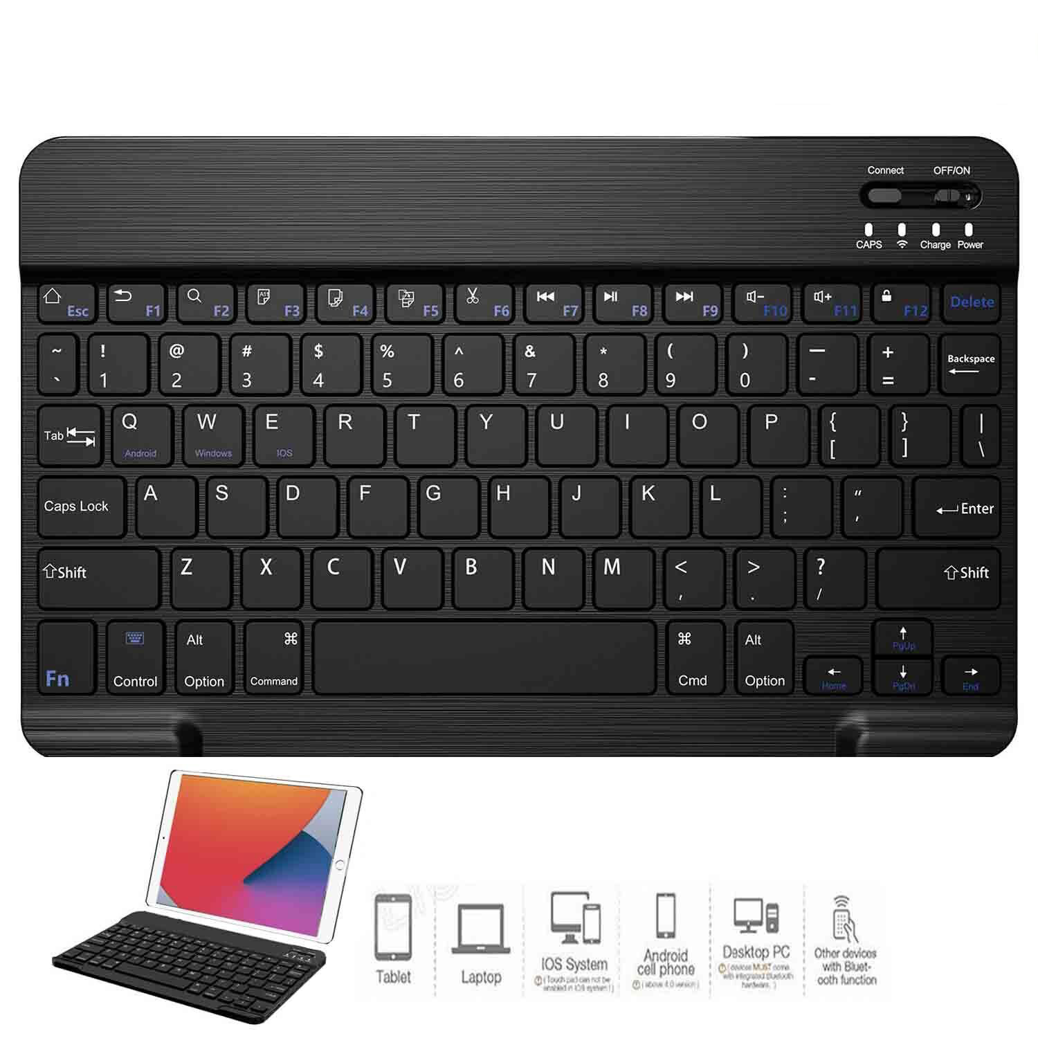 Wireless Bluetooth Keyboard and Mouse Waterproof For Apple iPad Mac PC Computer