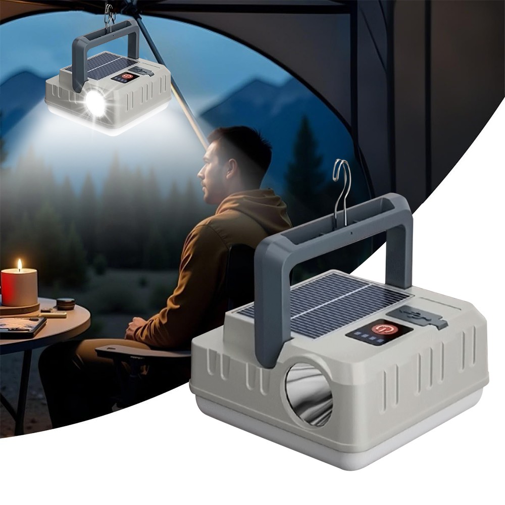 Solar Hanging Light Camping Outdoor Light Lamp Lantern Rechargeable Emergency