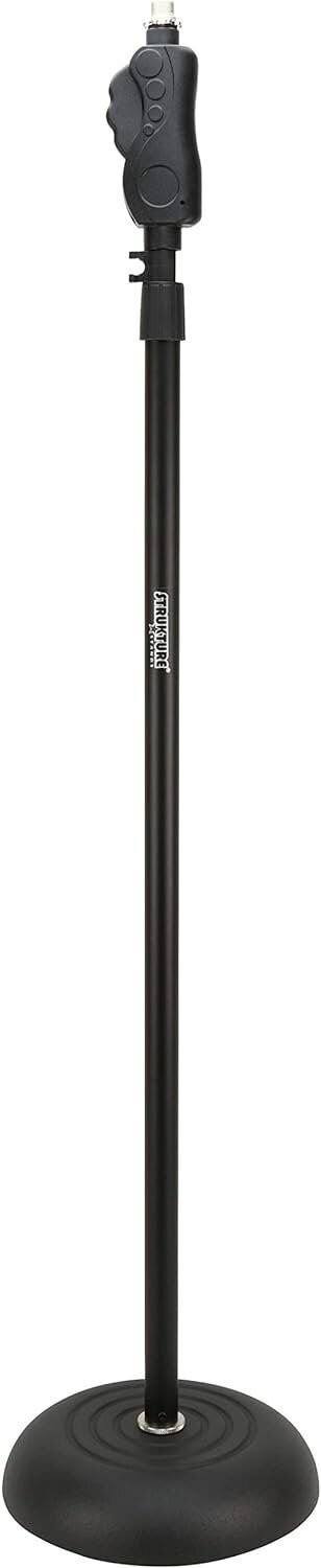 Strukture Round Base Microphone Stand w/One Hand Height Adjustment (SRBMS)