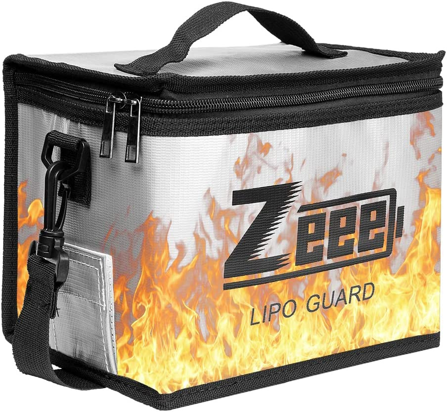 Fireproof Explosionproof Large Capacity Battery Storage Guard Pouch for Lipo Cha
