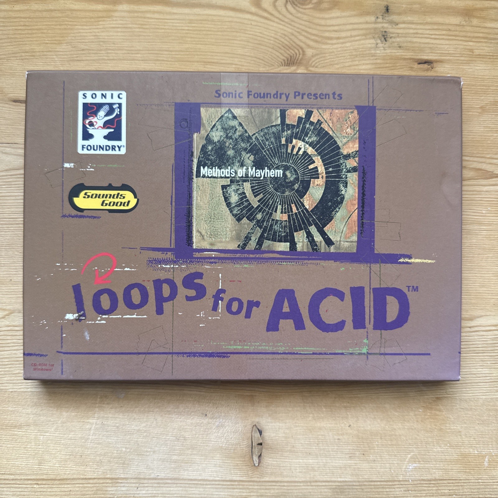Sonic Foundry Methods Of Mayhem Loops For Acid Sample/Sound Library/Sampling CD