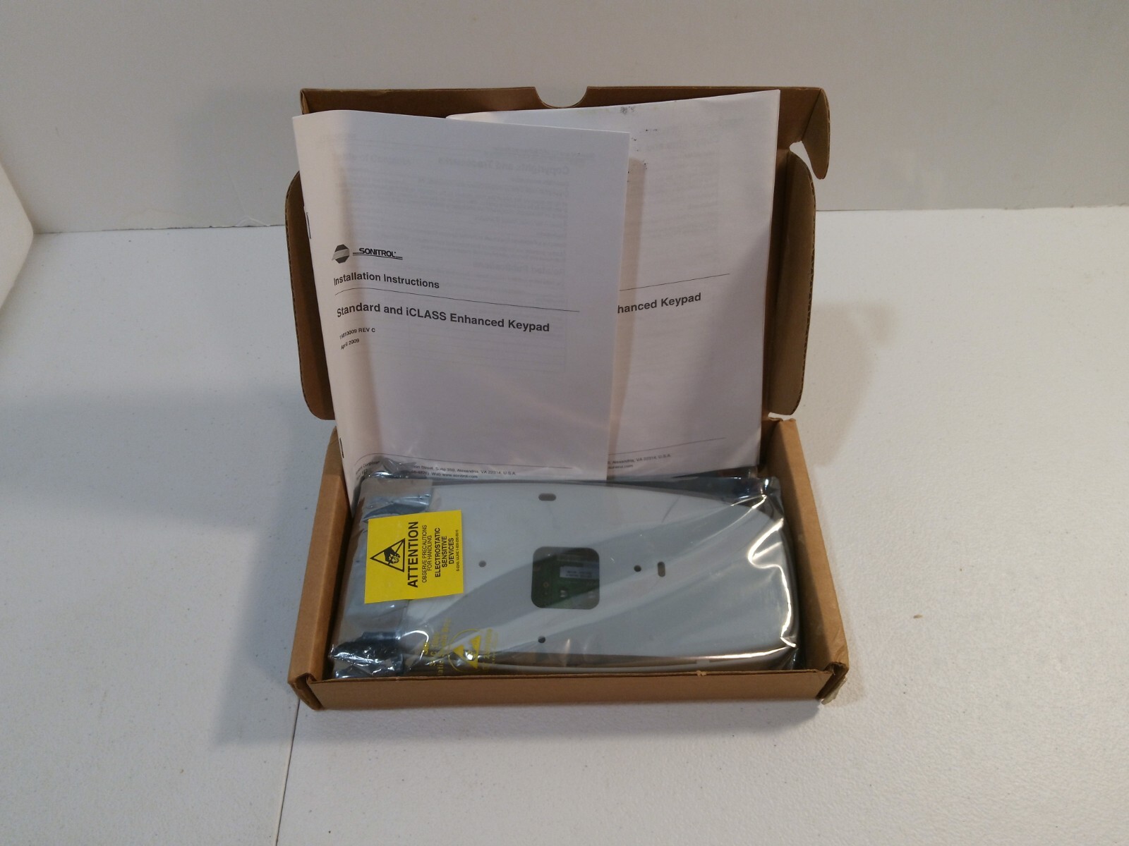 Sonitrol Standard iClass Enhanced Keypad