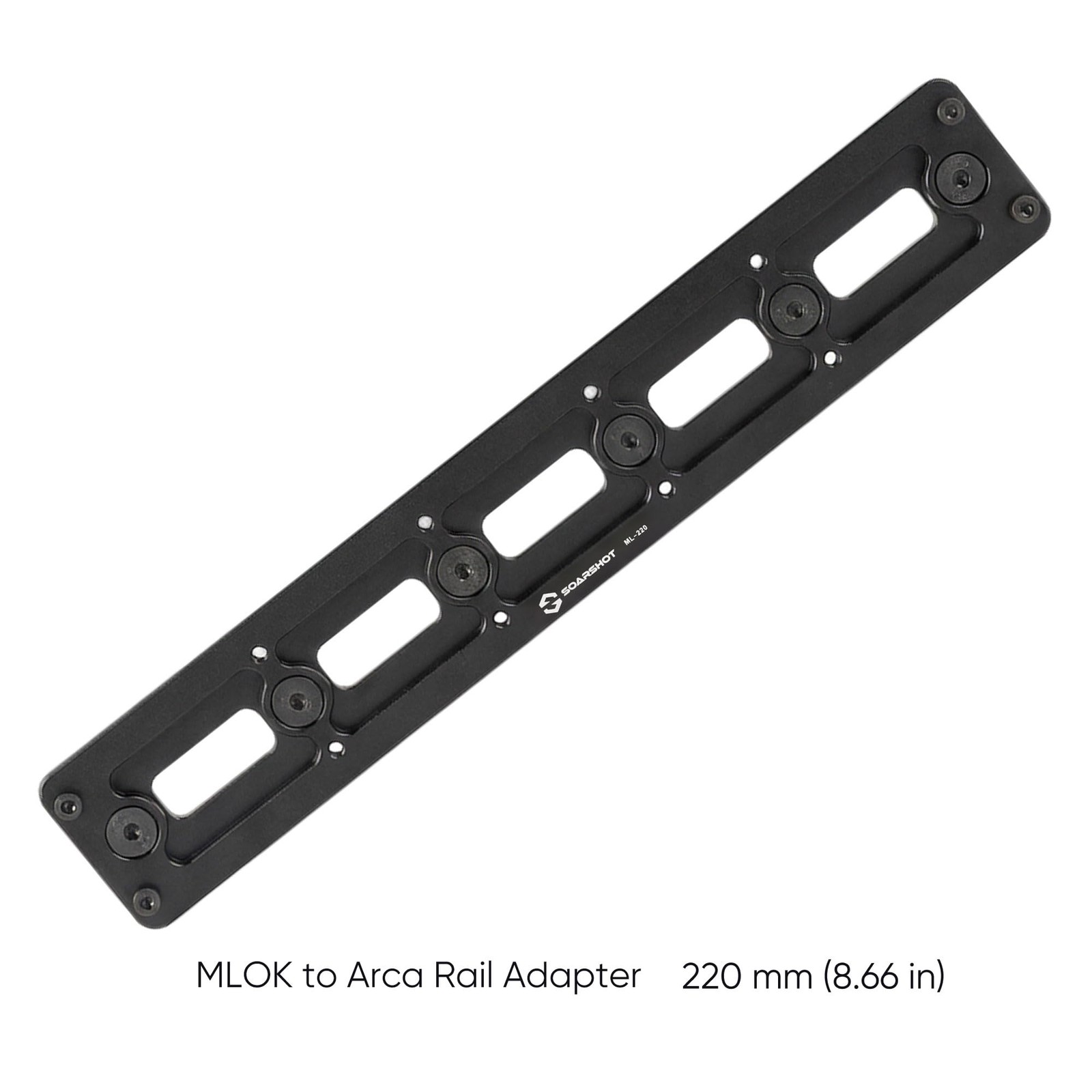 SOARSHOT MLOK Arca Rail Adapter, Quick Release Dovetail Plate Compatible with...