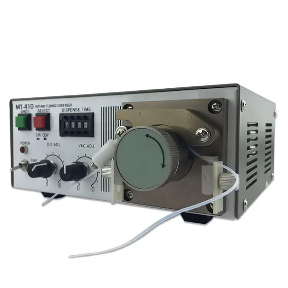 MT-410 Peristaltic Glue Dispenser Glue Liquid Dispensing Machine W/Suction 110V