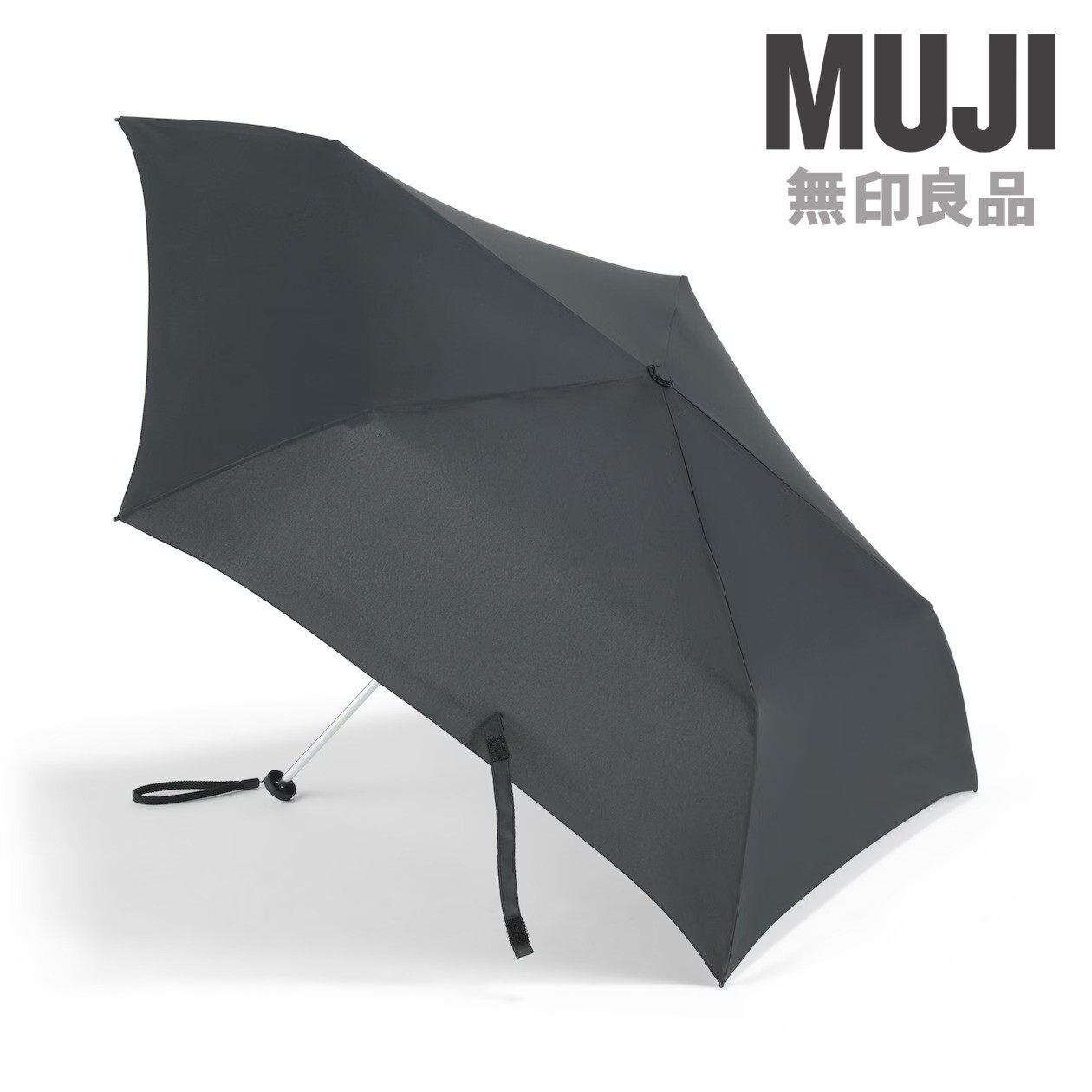 MUJI All-Weather Ultra Light-Weight Compact Folding Umbrella for Uni-Sex 137g