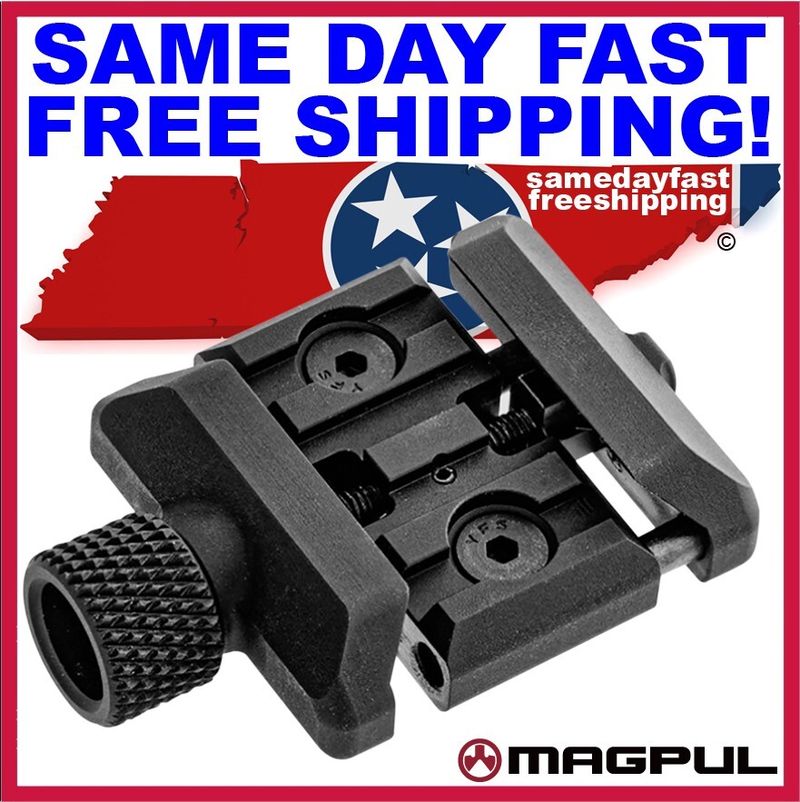 Magpul QR Grabber Bipod Rail Adapter Set 17S Black Aluminum MAG1196-BLK SAME DAY
