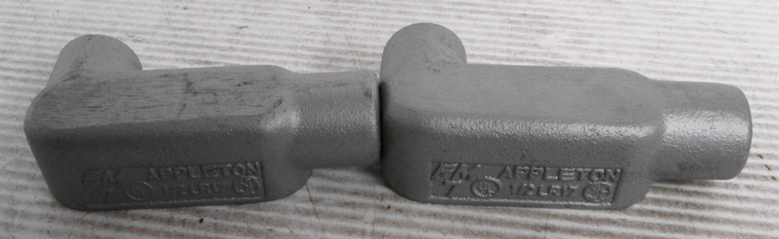 Appleton LR17 Form 7 Conduit Body 1/2" Aluminum (Lot of 2)